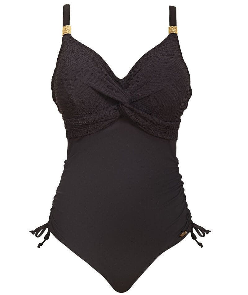 Fantasie Swim Ottawa Underwired Twist Front One Piece Swimsuit - Black - Image 4