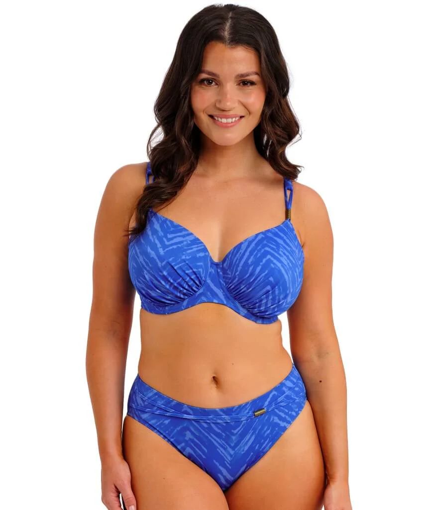 Fantasie Swim Punta Mita Underwire Gathered Full Cup Bikini Top - Sapphire - Image 4