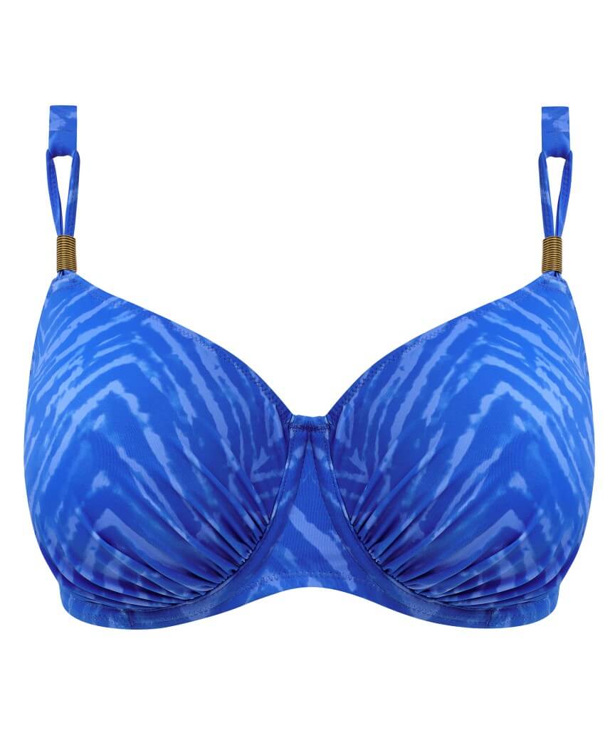 Fantasie Swim Punta Mita Underwire Gathered Full Cup Bikini Top - Sapphire - Image 8