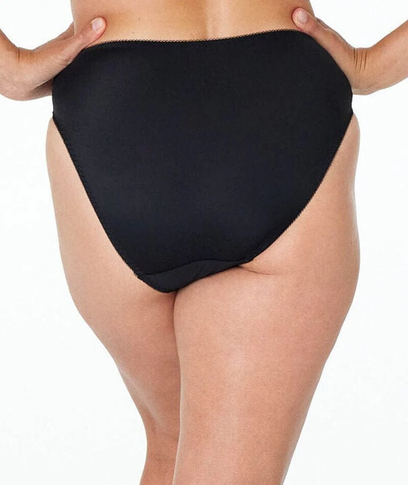 Fayreform Coral High Cut Brief 2 Pack - Black/Latte - Image 6