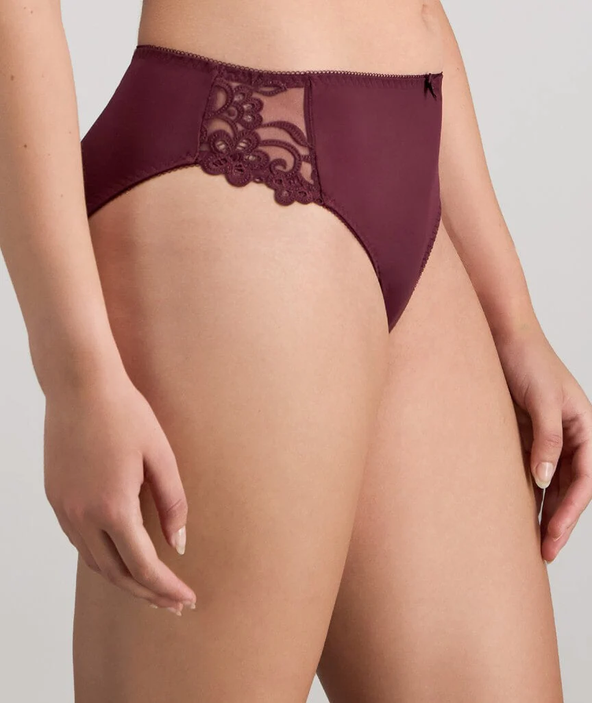 Fayreform Coral High Cut Brief - Fig - Image 3