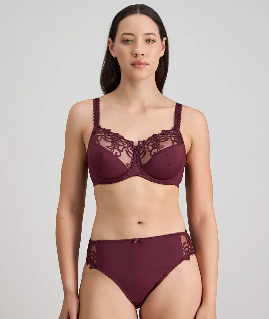Fayreform Coral Underwire Bra - Fig - Image 4