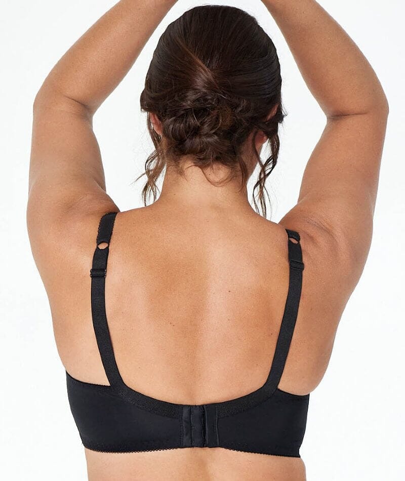 Fayreform Delicate Lace Underwire Bra - Black/Cream Tan - Image 5