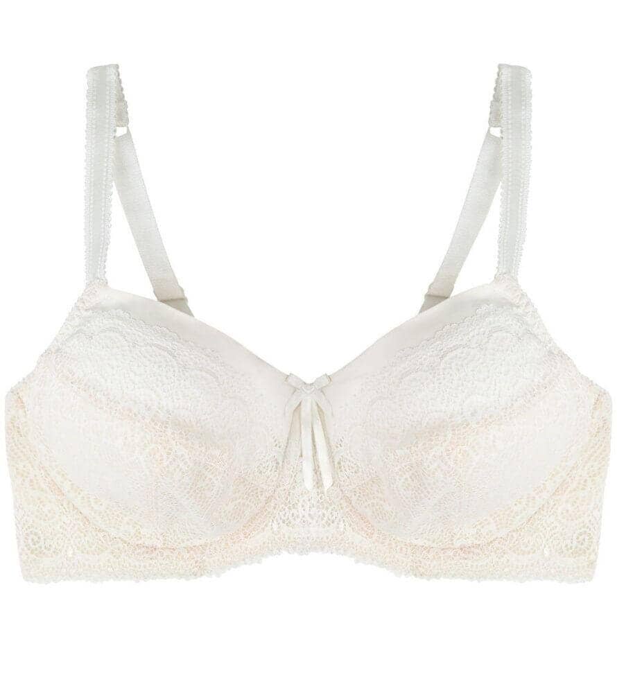 Fayreform Delicate Lace Underwire Bra - Ivory/Cream Tan - Image 7