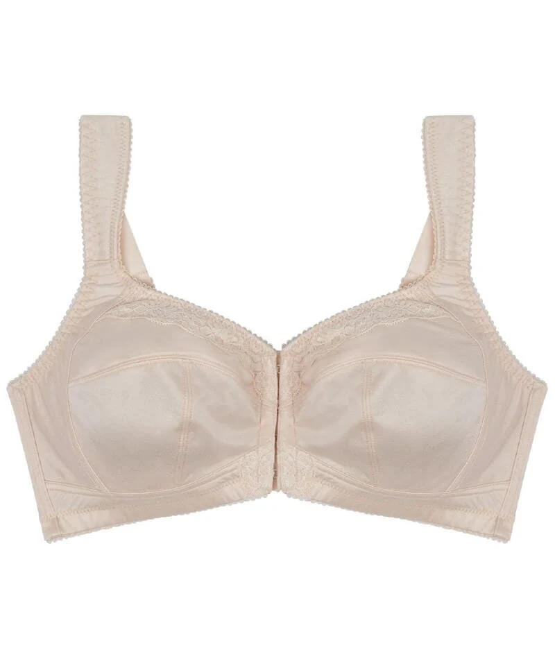 Fayreform Ultimate Comfort Front Closure Soft Cup Wire-Free Bra - Pink Champagne - Image 7