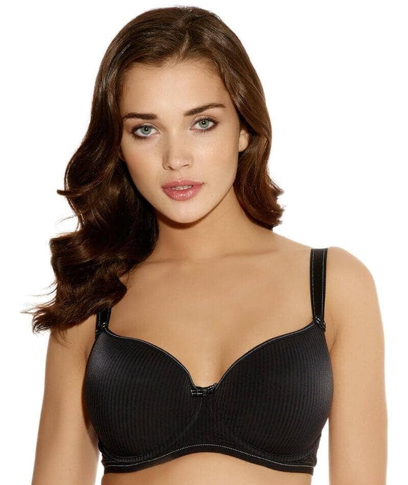 Freya Idol Underwired Moulded Balcony Bra - Black - Image 3