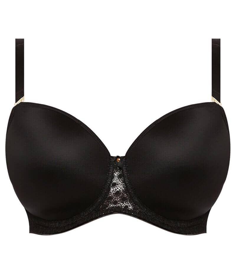 Freya Starlight Underwired Moulded Balcony T-shirt Bra - Black - Image 5