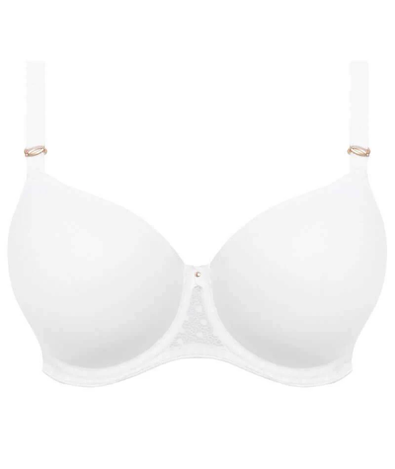 Freya Starlight Underwired Moulded Balcony T-shirt Bra - White - Image 3