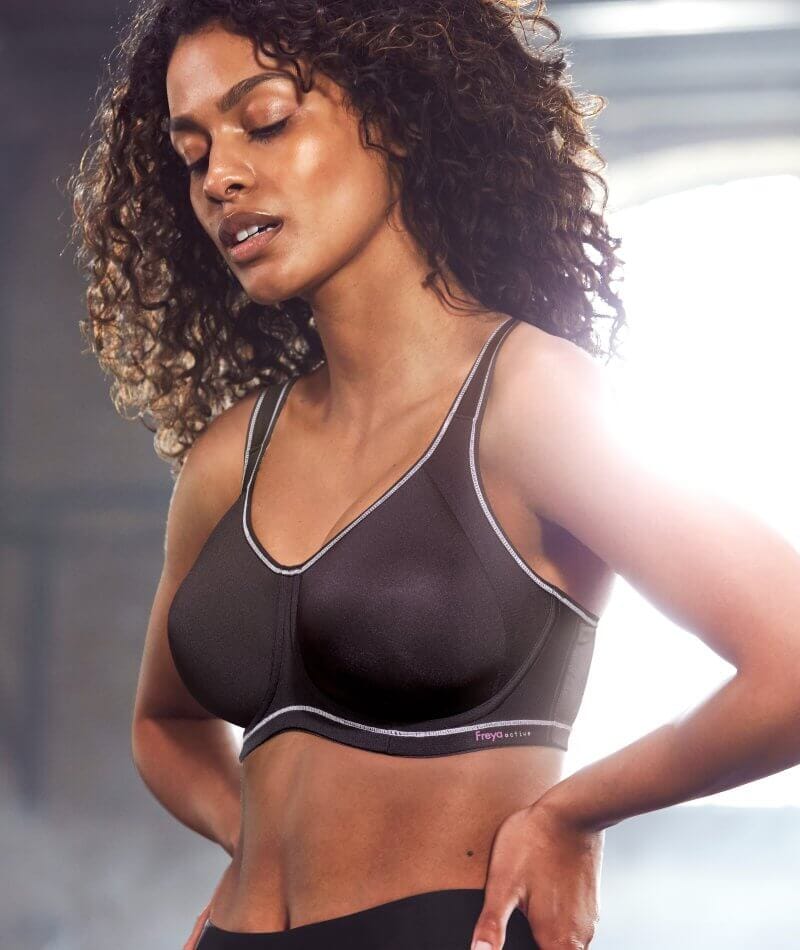 Freya Active Sonic Underwired Moulded Spacer Sports Bra - Storm - Image 4