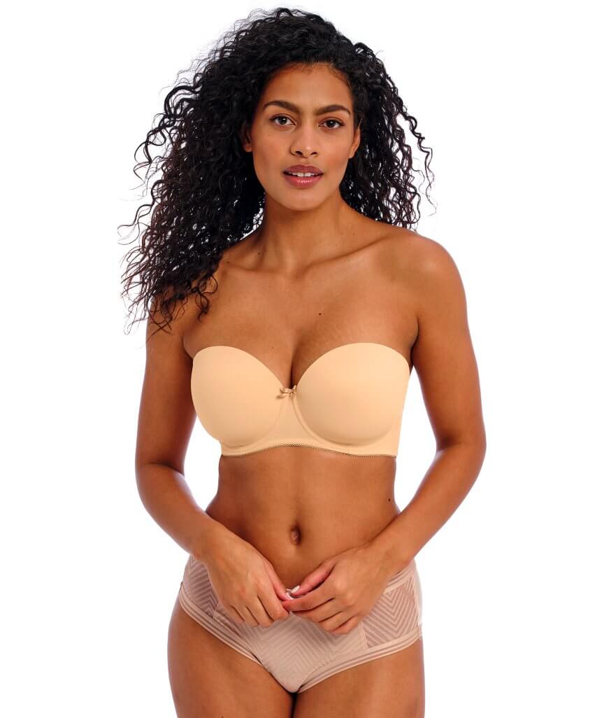 Freya Deco Underwired Moulded Strapless Bra - Nude - Image 7