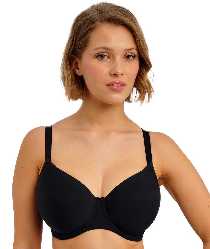 Freya Essentially Smooth Underwire Moulded Balcony T-shirt Bra - Black