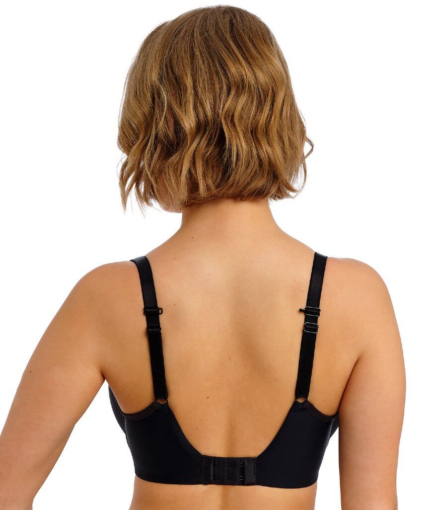 Freya Essentially Smooth Underwire Moulded Balcony T-shirt Bra - Black - Image 4