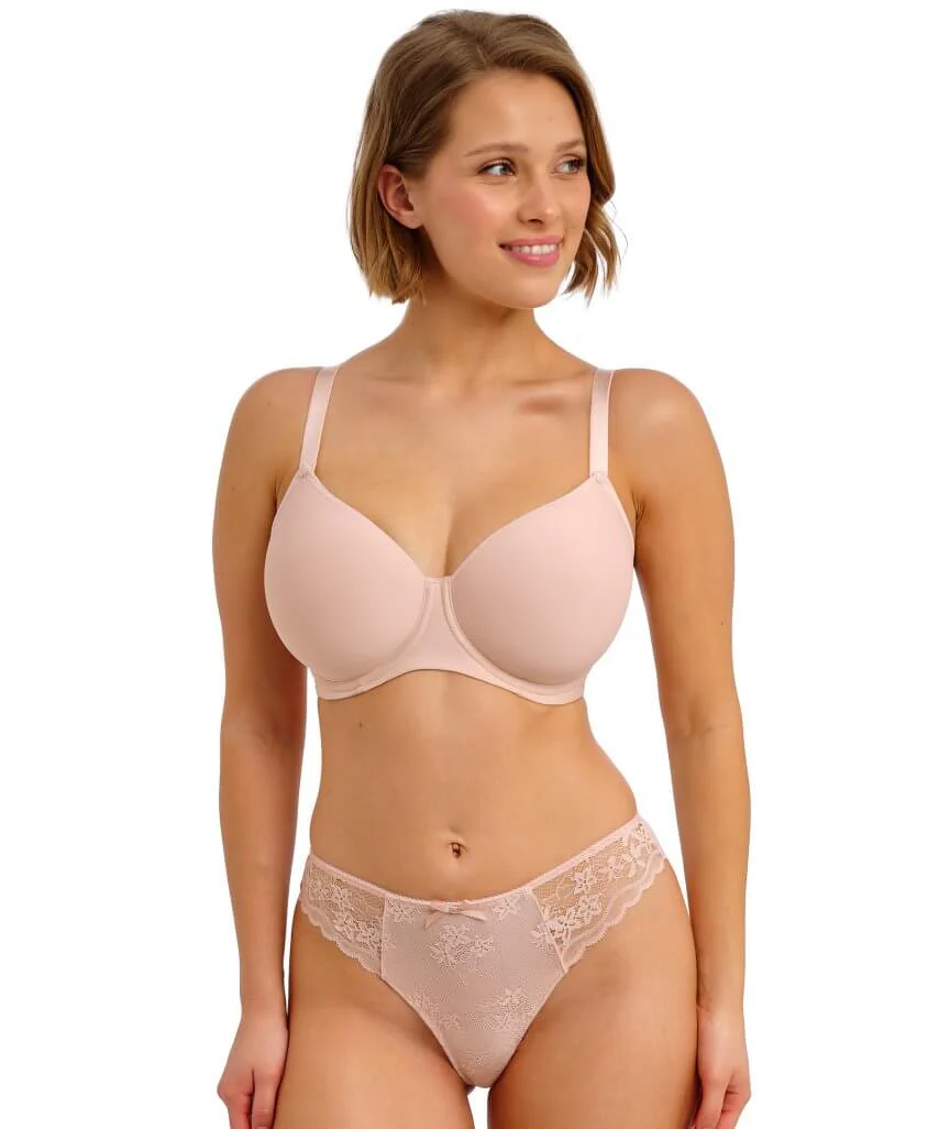 Freya Essentially Smooth Underwire Moulded Balcony T-shirt Bra - Cameo - Image 3