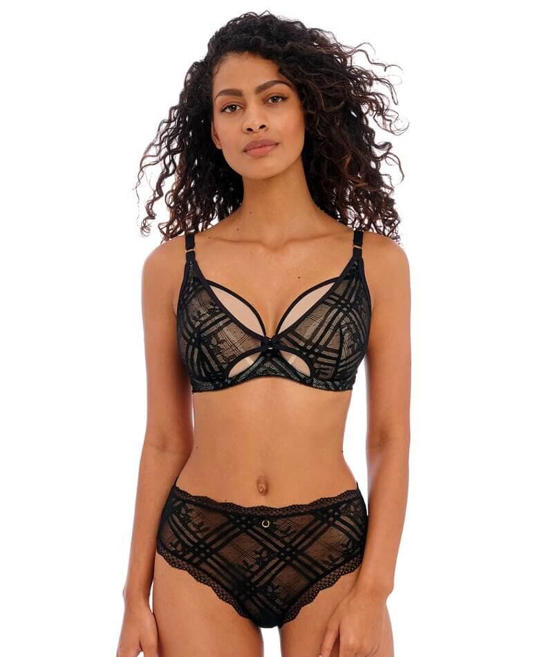 Freya Fatale Underwired High Apex Bra - Noir - Image 4