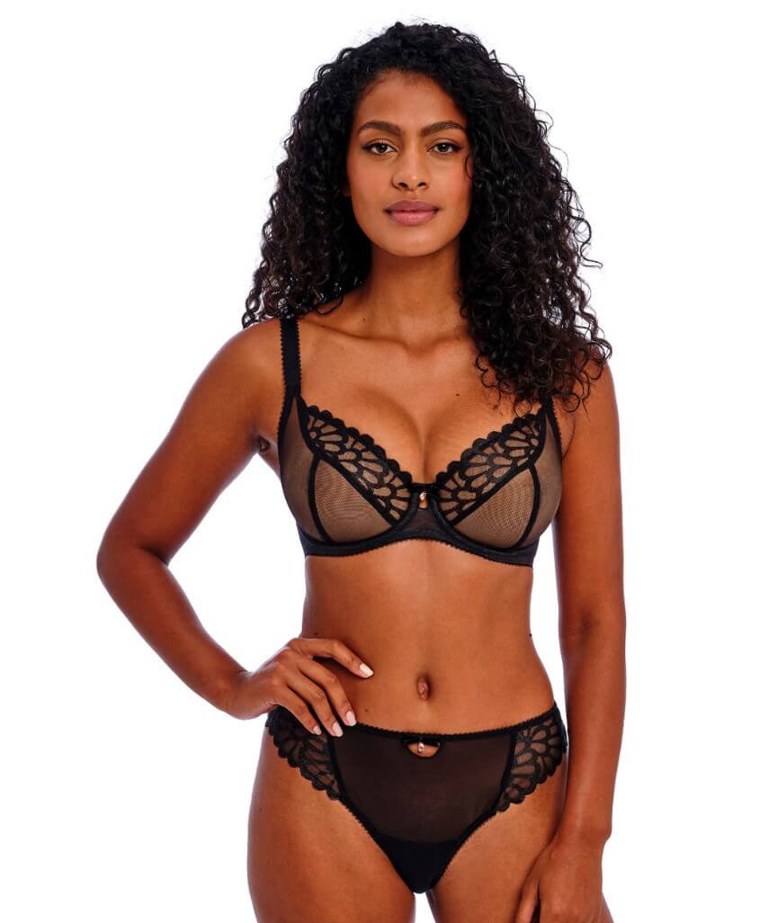 Freya Loveland Underwire Plunge Bra - Bombshell Black - Image 8