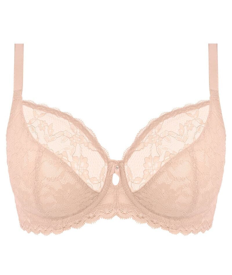 Freya Offbeat Underwired Plunge Bra - Natural Beige - Image 5