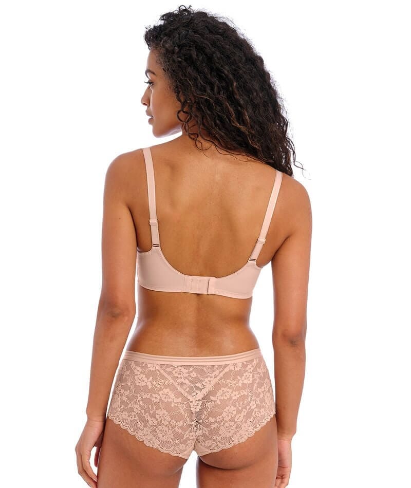 Freya Offbeat Underwired Side Support Bra - Natural Beige - Image 4
