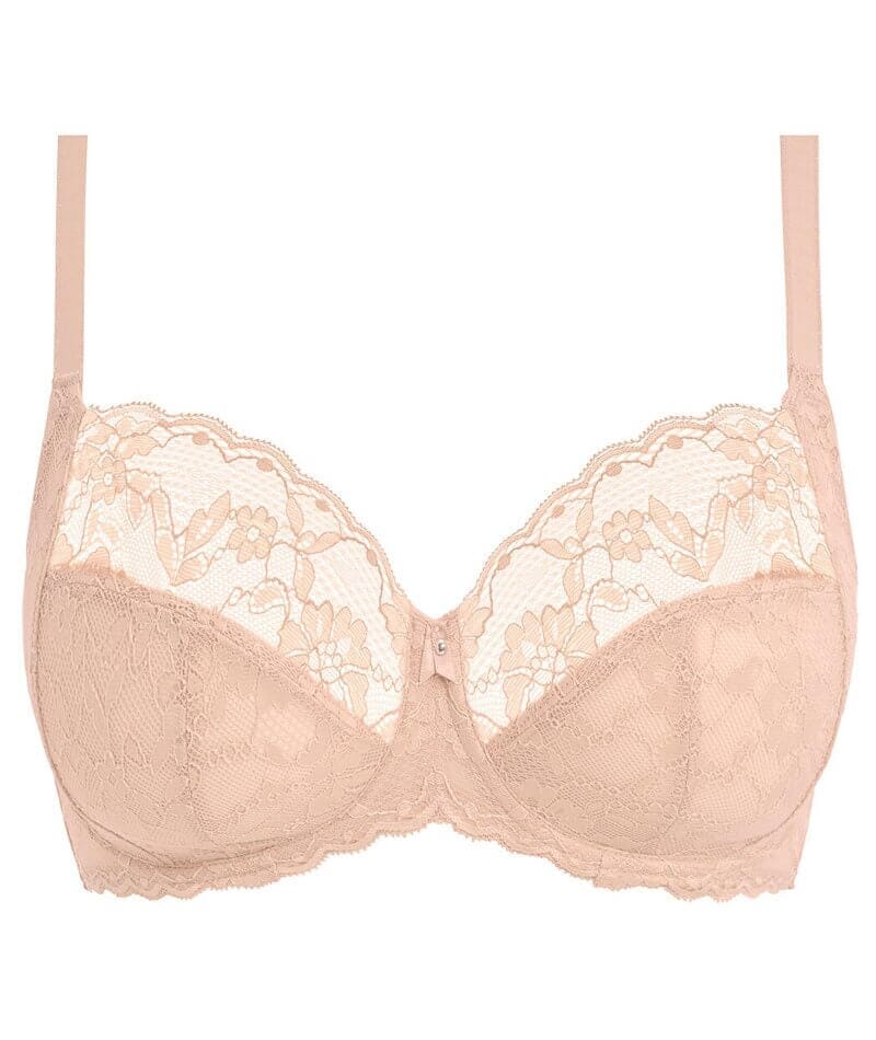 Freya Offbeat Underwired Side Support Bra - Natural Beige - Image 5