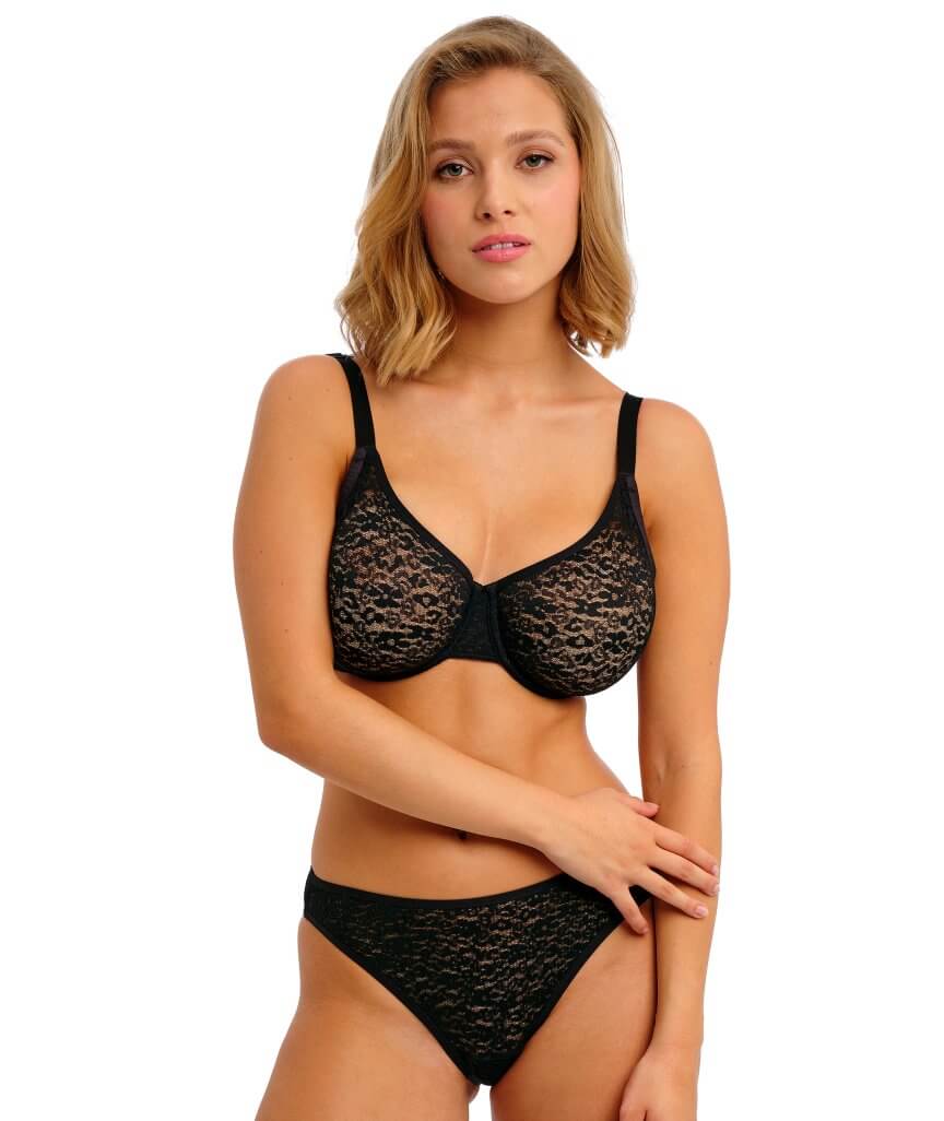 Freya Serenne Underwire Moulded Non-Padded Bra - Black - Image 6