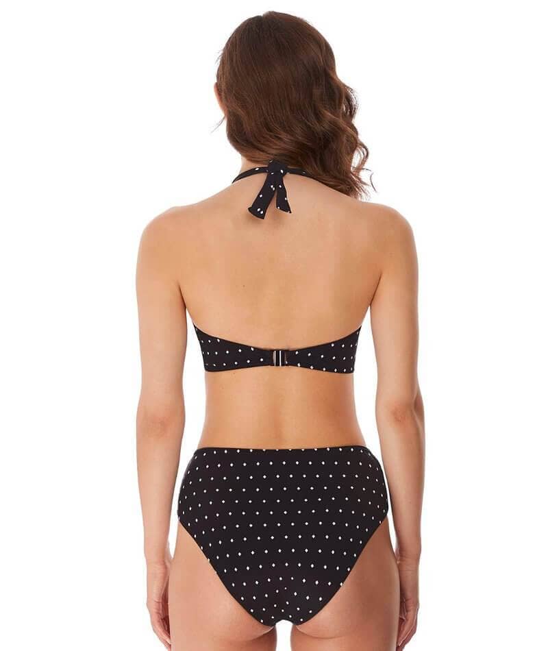 Freya Swim Jewel Cove Underwire Banded Halter Bikini Top - Black - Image 4