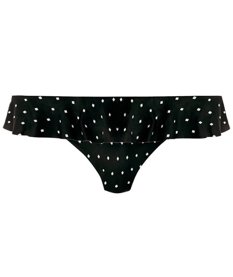 Freya Swim Jewel Cove Italini With Frill - Black - Image 6