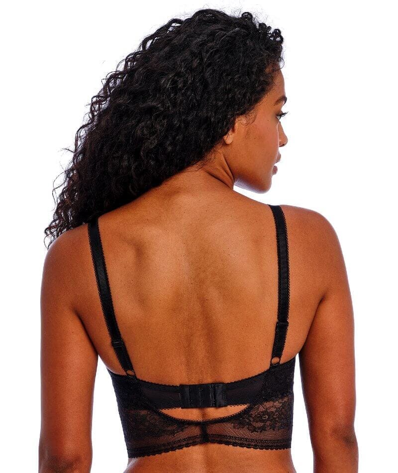 Freya Sydnie Underwire Longline Bra - Black - Image 2