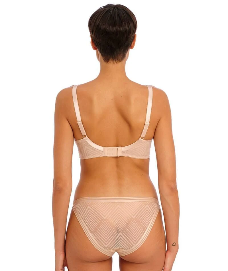 Freya Tailored Underwire High Apex Plunge Bra - Natural Beige - Image 4