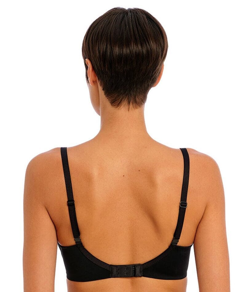 Freya Undetected Underwire Moulded T-shirt Bra - Black - Image 4