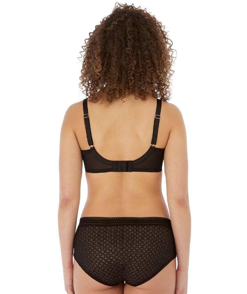 Freya Viva Underwired Side Support Bra - Lace Noir/Black - Image 6