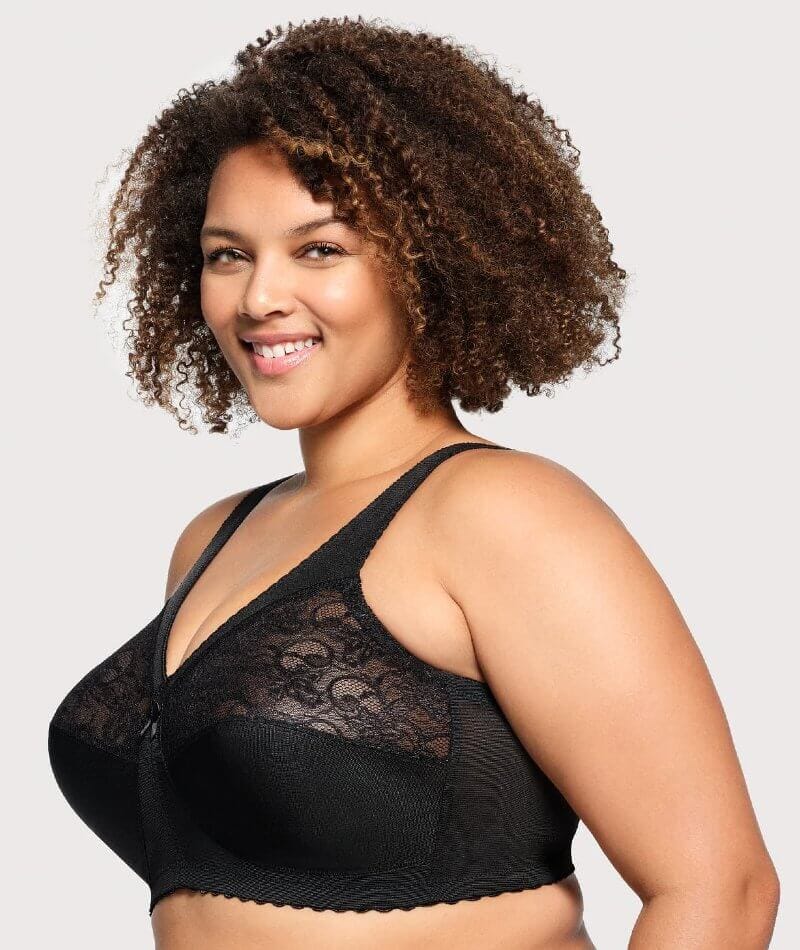 Glamorise Magiclift Original Wire-Free Support Bra - Black - Image 3