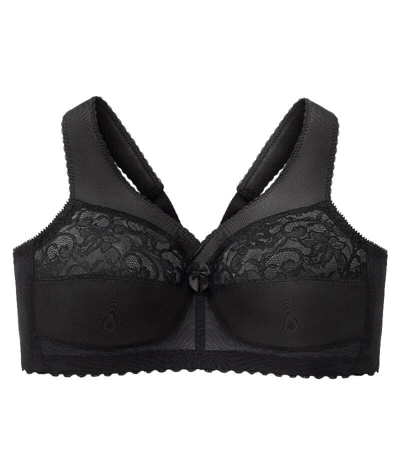 Glamorise Magiclift Original Wire-Free Support Bra - Black - Image 4