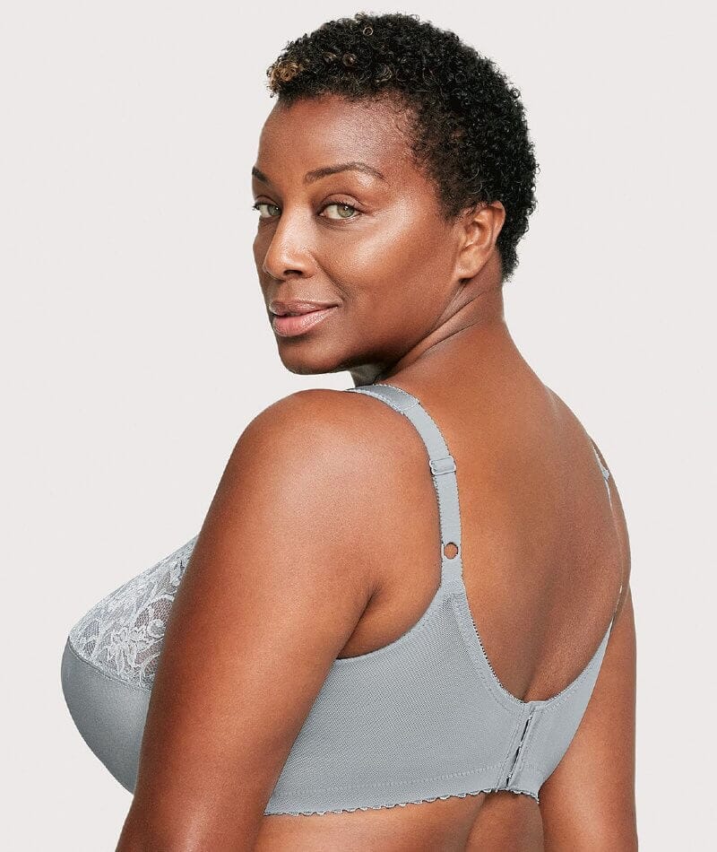 Glamorise Magiclift Original Wire-Free Support Bra - Soft Gray - Image 4