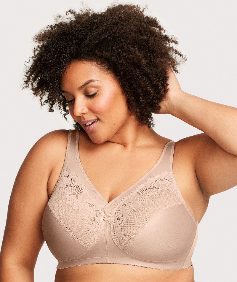 Glamorise Magiclift Minimizer Wire-Free Bra - Cafe - Image 6