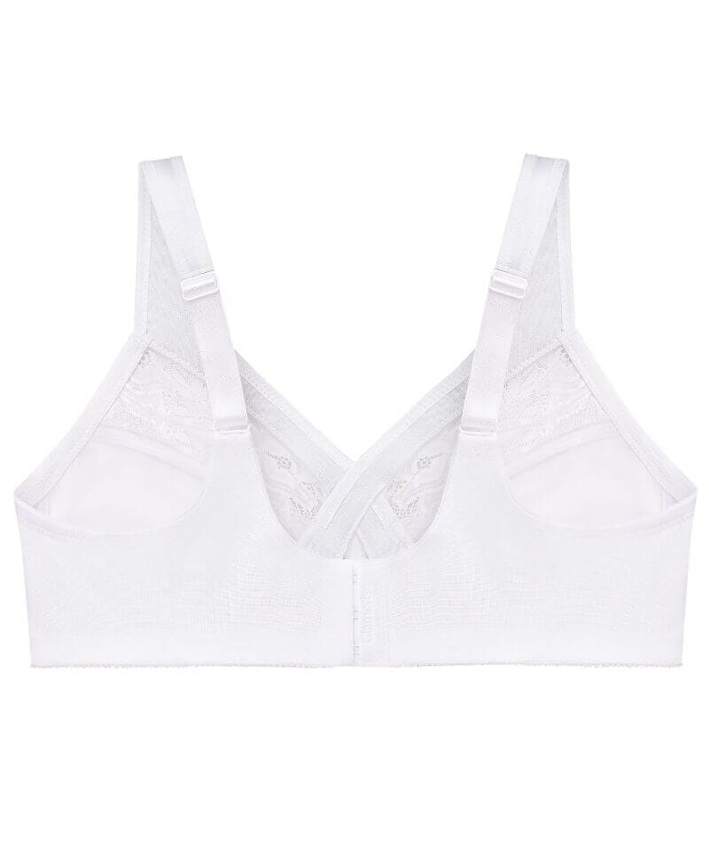 Glamorise Magiclift Minimizer Wire-Free Bra - White - Image 8