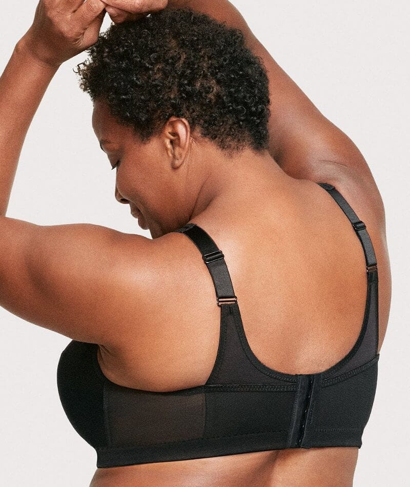 Glamorise Magiclift Active Support Wire-Free Bra - Black - Image 2