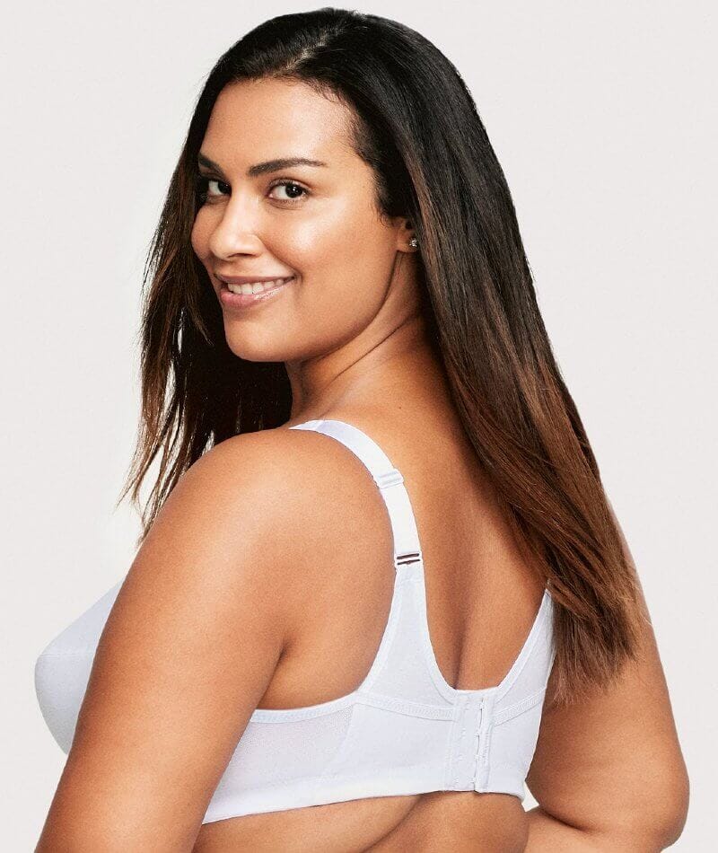 Glamorise Magiclift Active Support Wire-Free Bra - White - Image 2