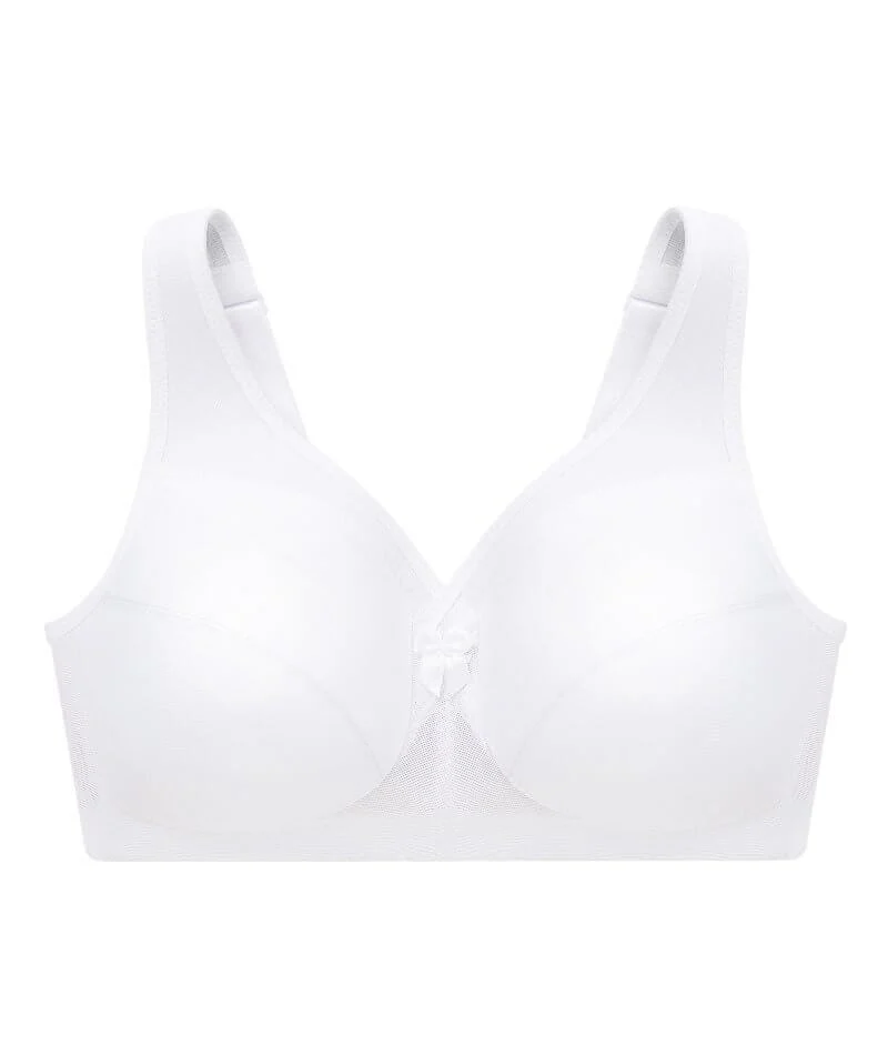 Glamorise Magiclift Active Support Wire-Free Bra - White - Image 5