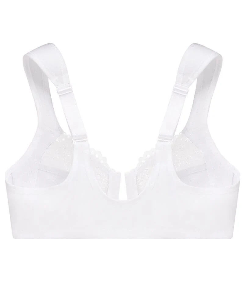 Glamorise WonderWire Front-Closure Bra - White - Image 8