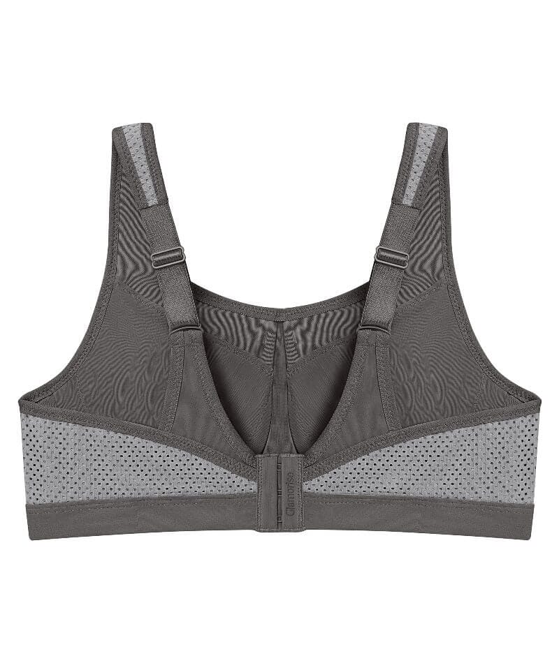 Glamorise High Impact Underwire Sports Bra - Grey - Image 5