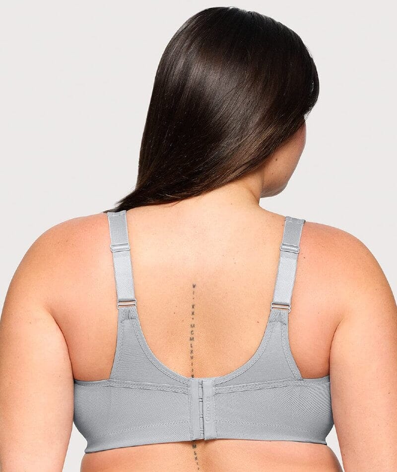 Glamorise Magiclift Active Support Wire-Free Bra - Gray Heather - Image 2