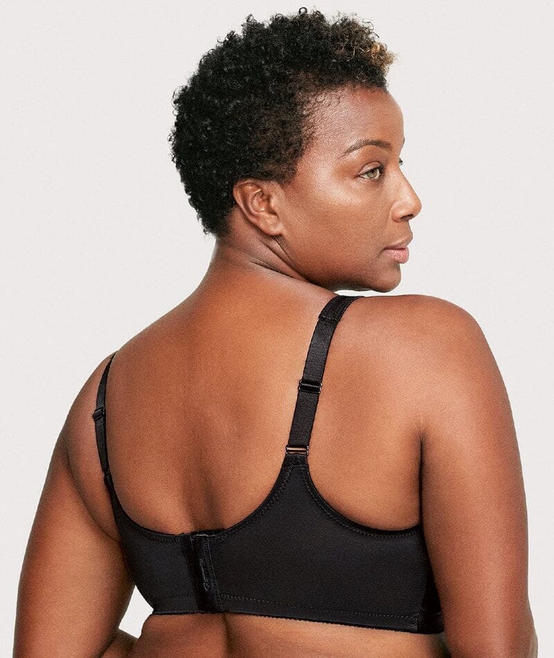 Glamorise Magiclift Minimizer Wire-Free Bra - Black - Image 5
