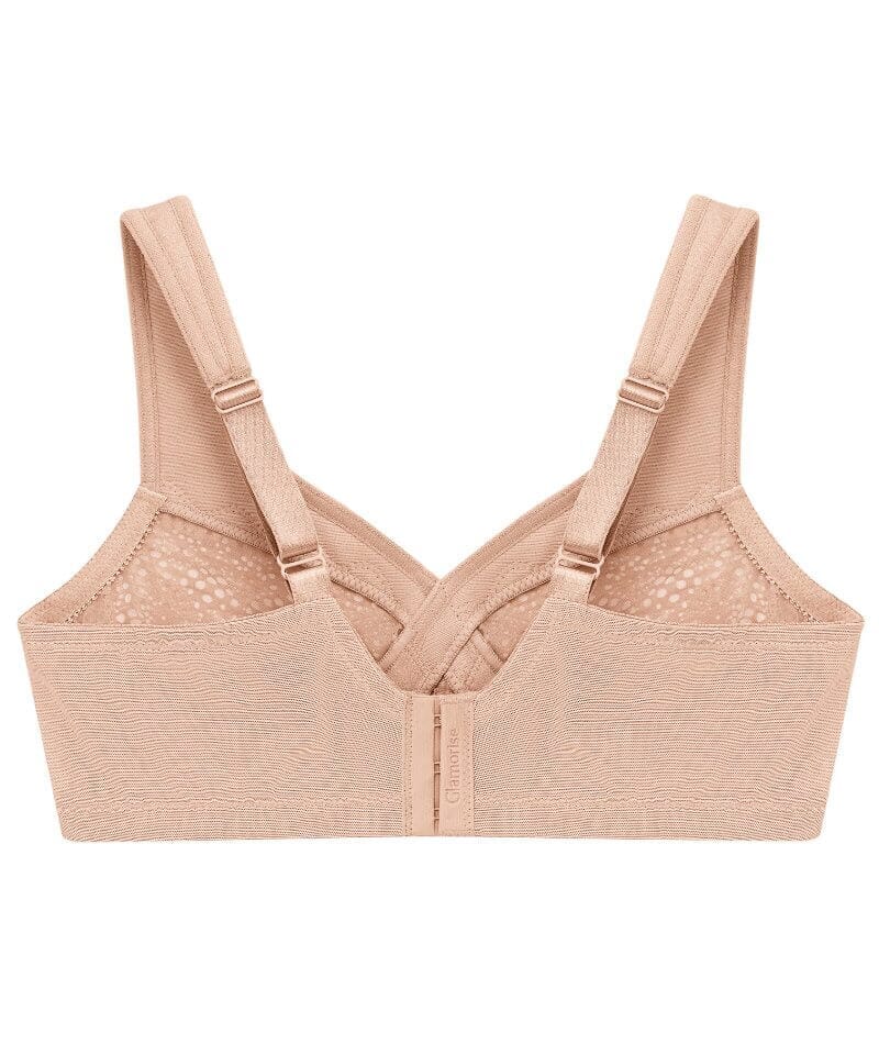 Glamorise Magiclift Moisture Control Wire-Free Bra 2 Pack - Cafe - Image 10