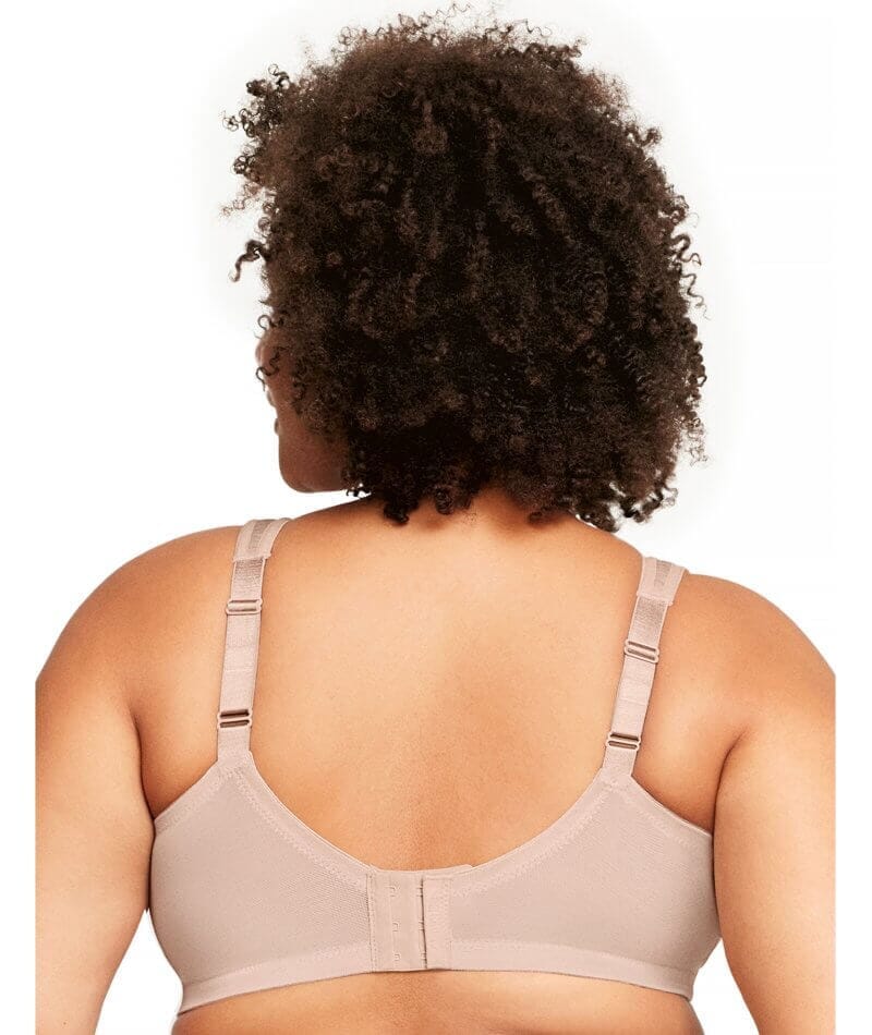 Glamorise Magiclift Moisture Control Wire-Free Bra 2 Pack - Cafe - Image 3