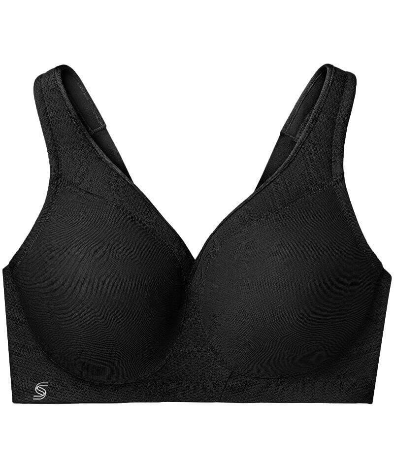 Glamorise Magiclift Seamless Wire-Free Sports Bra - Black - Image 5
