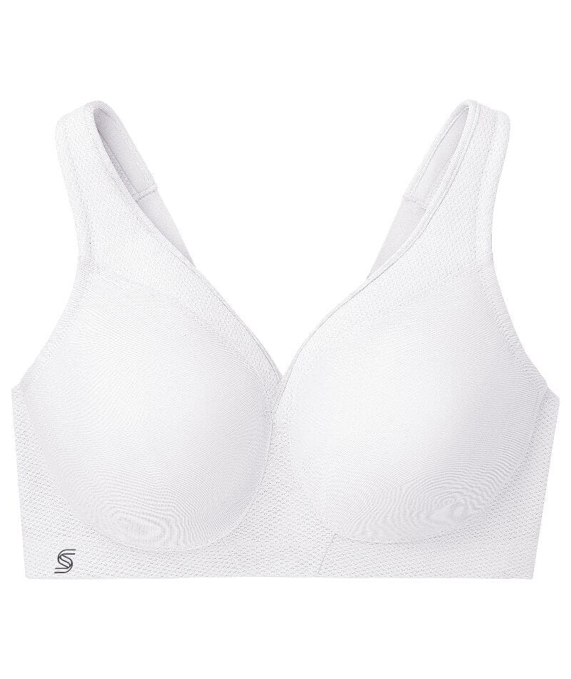 Glamorise Magiclift Seamless Wire-Free Sports Bra - White - Image 4