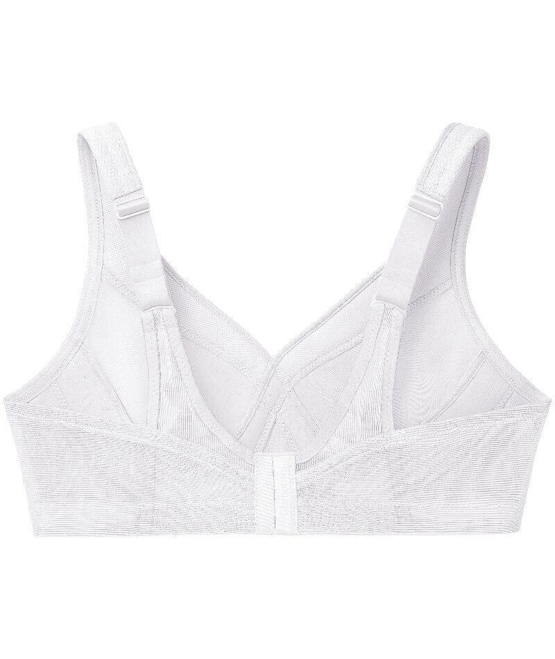 Glamorise Magiclift Seamless Wire-Free Sports Bra - White - Image 5