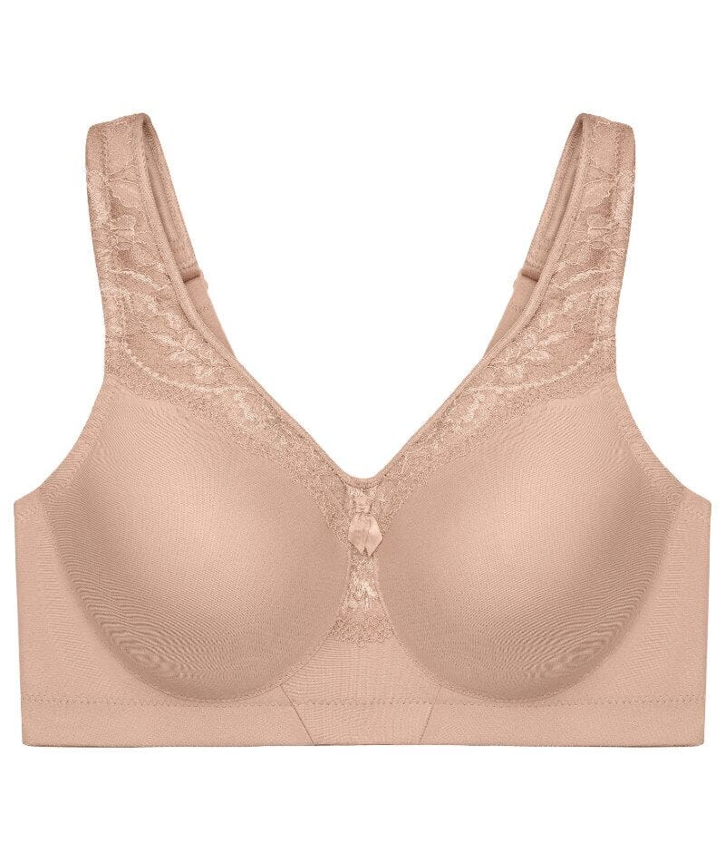 Glamorise Magiclift Seamless Wire-Free Everyday Bra - Cafe - Image 6