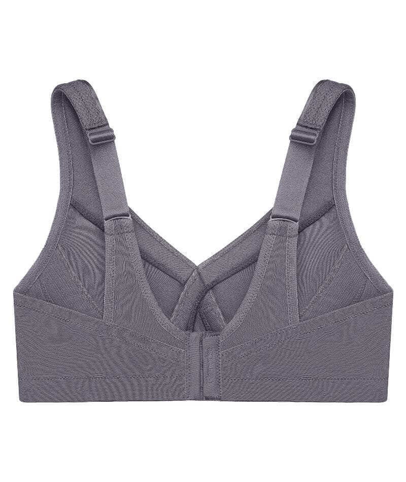Glamorise Magiclift Seamless Wire-Free Sports Bra - Charcoal Gray - Image 6