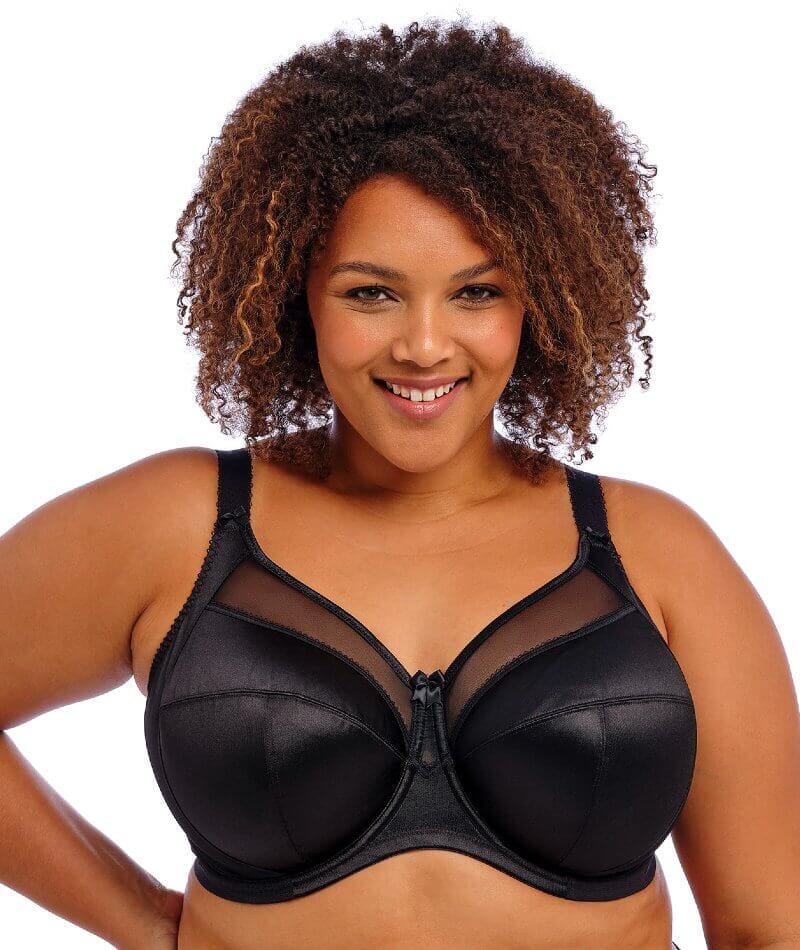 Goddess Keira Underwired Banded Bra - Black