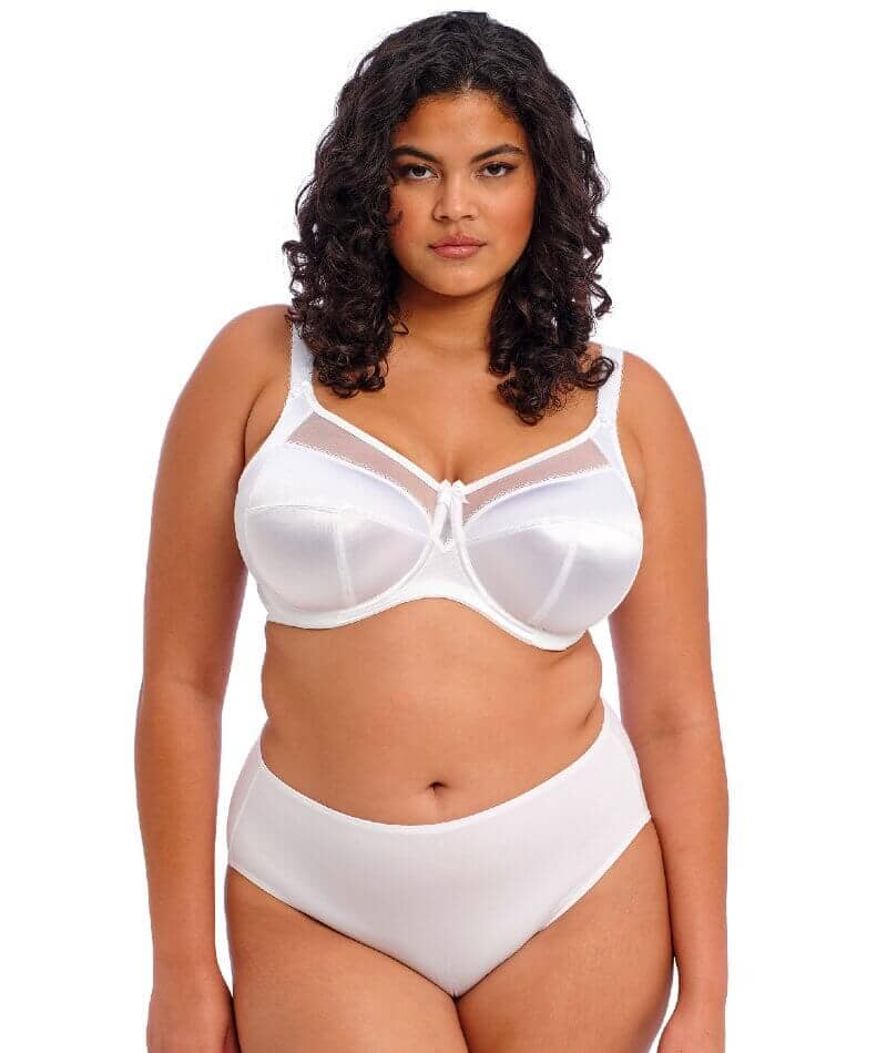 Goddess Keira Underwired Banded Bra - White - Image 3